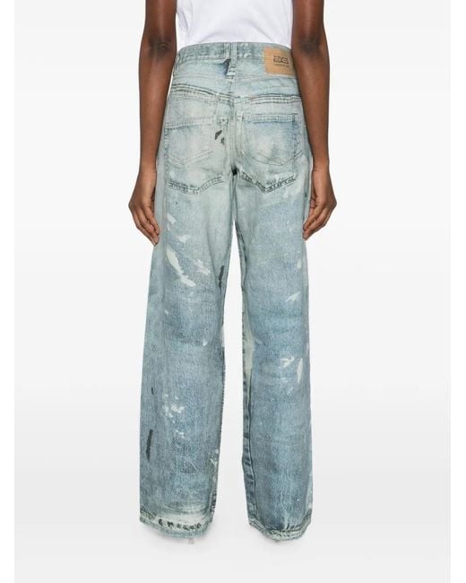 Gestuz Blue Printed Jeans