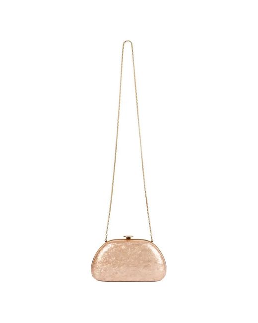 Gemy Maalouf White Marbled Clutch Bag