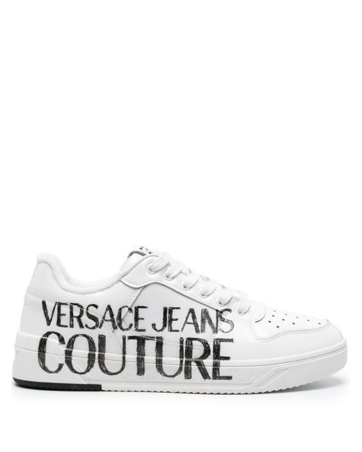 Versace Starlight Sneakers mit Logo-Print in White für Herren