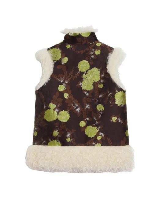 LaDoubleJ Black Sleeveless Folk Jacket
