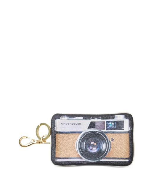 Undercover White Camera Print Keyring