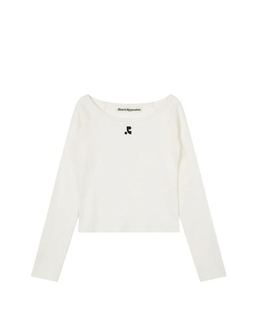 Rest&Recreation White Long-Sleeve T-Shirt