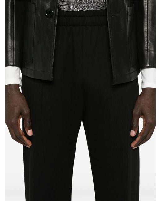 Gcds Black Lounge Logo Sweatpants for men