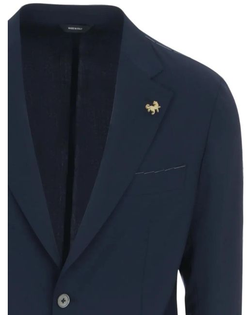 Tombolini Blue Costume Zero Gravity À Simple Boutonnage for men
