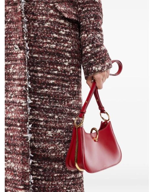 Rabanne Red Adjustable-Strap Shoulder Bag