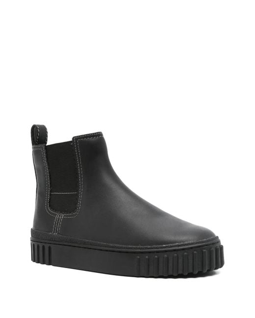 Clarks Black Mayhill Chelsea Boots
