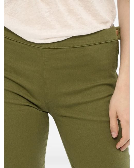 Woolrich Green Turn-Up Hem Shorts
