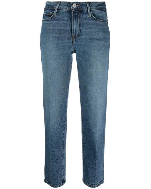 Vaqueros capri de corte recto FRAME de color Blue