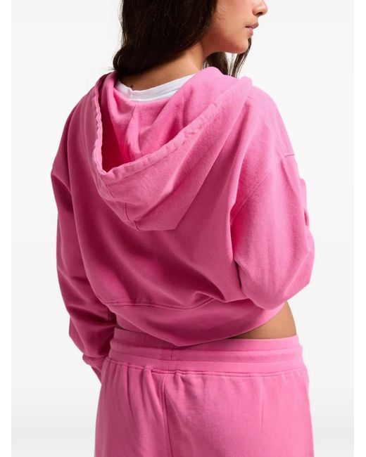 Juicy Couture Pink X Roxy Logo-Print Hoodie