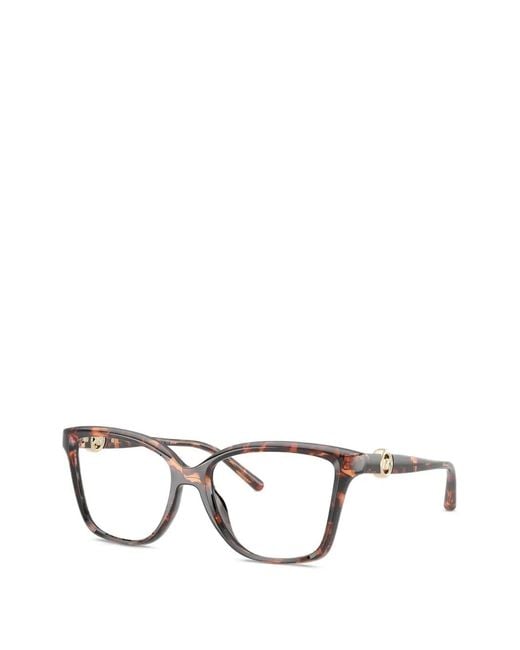 Michael Kors Brown Kobe Geometric Glasses