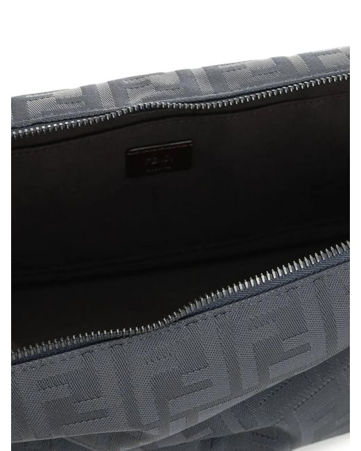 Fendi Black Medium Ff Lui Shoulder Bag for men