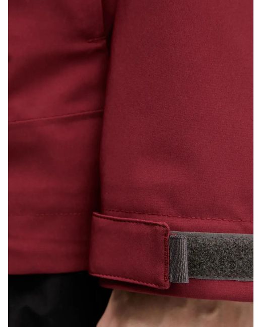 Haglöfs Jack Met Logodetail En Capuchon in het Red