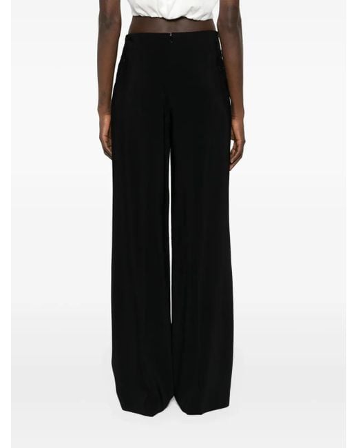 Stella McCartney Black Broderie-Anglaise Tailored Trousers