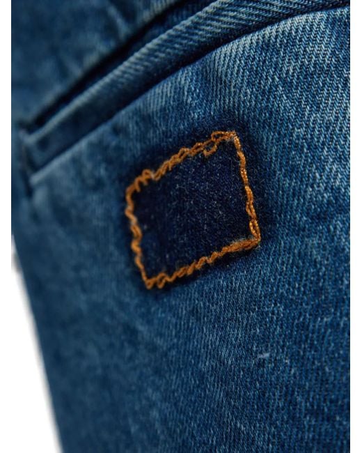 Maison Margiela Blue Welt-Pocket Denim Skirt