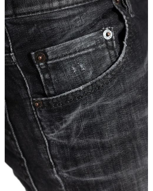 メンズ DSquared² ロゴパッチ ジーンズ Gray