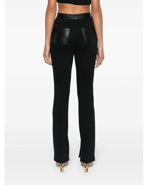 Nanushka Geribbelde Broek in het Black