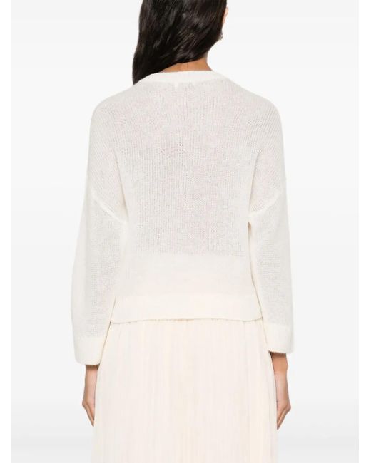 Peserico オープンニット セーター White