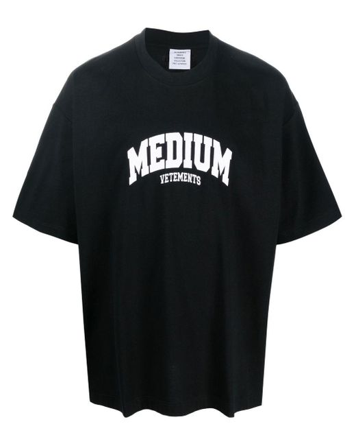 Vetements Overhemd Met Logoprint in het Black voor heren