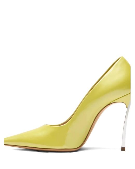 Casadei Yellow Superblade Pumps