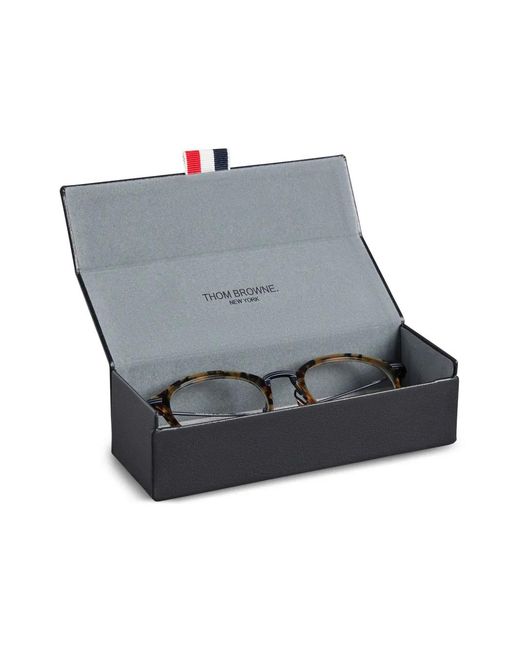 Thom Browne Brown Pantos-Frame Glasses