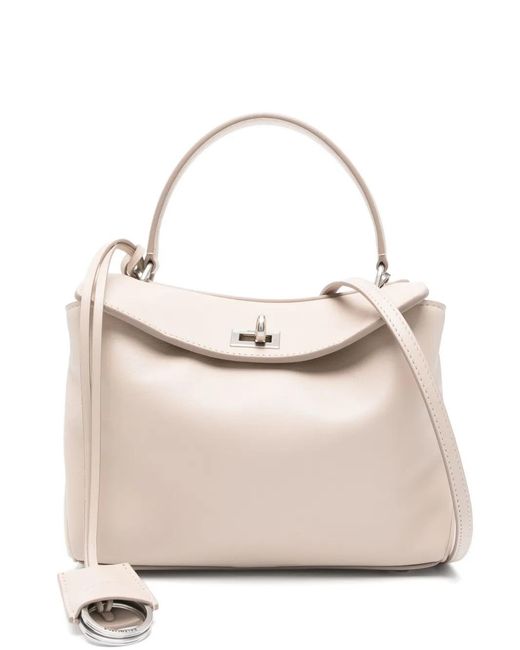 Balenciaga Natural Mini Rodeo Tote Bag
