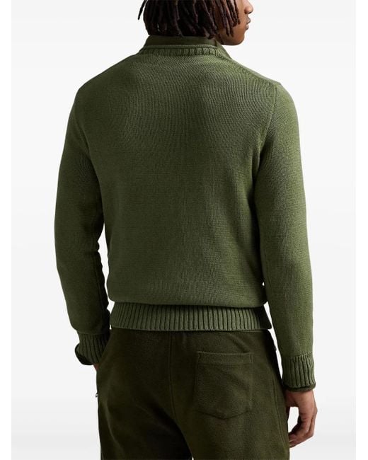 Polo Ralph Lauren Green Polo Bear Crewneck Sweater for men