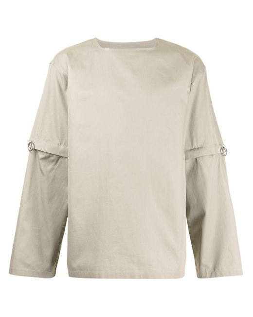 Jil Sander T-Shirt mit abnehmbaren Ärmeln in Gray für Herren