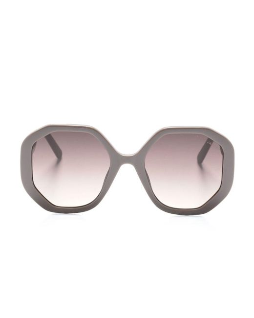 Marc Jacobs Pink Geometric-frame Gradient Sunglasses