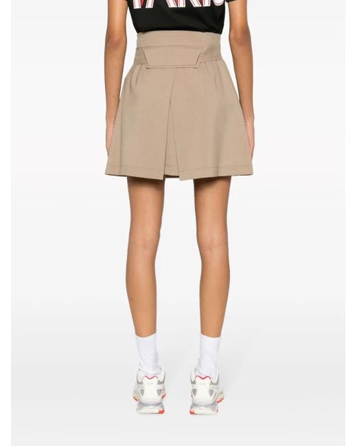 KENZO Natural Pleated Mini Skirt