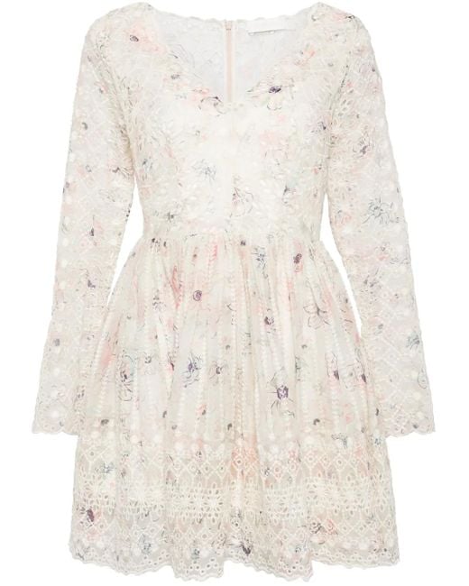 Zimmermann Halliday ミニドレス Natural