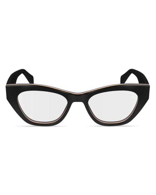 Paul Smith Brown Korda Cat-Eye-Brille