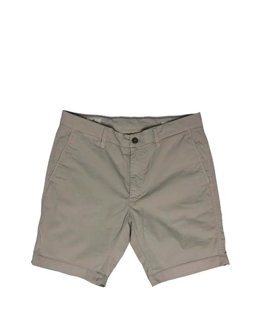 Mason's Gray New London Shorts for men