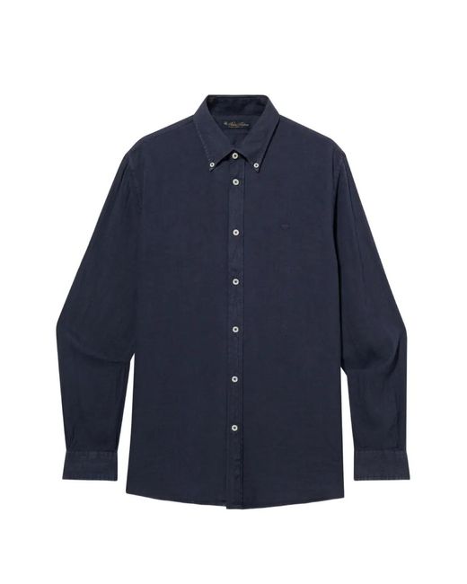 Brooks Brothers Blue Chemise À Logo Brodé for men