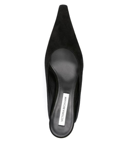 Victoria Beckham Black Spitze Mules 45Mm