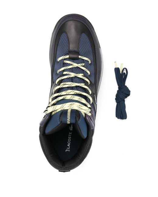 blue lacoste boots