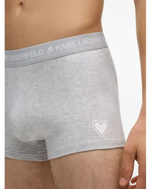 Karl Lagerfeld Black Logo Boxers (Set Of Three) for men