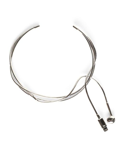 Coperni Metallic Headphone Polished-finish Necklace