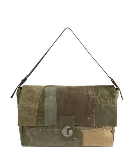 GALLERY DEPT. Merci Xl Schoudertas Met Patchwork in het Green voor heren