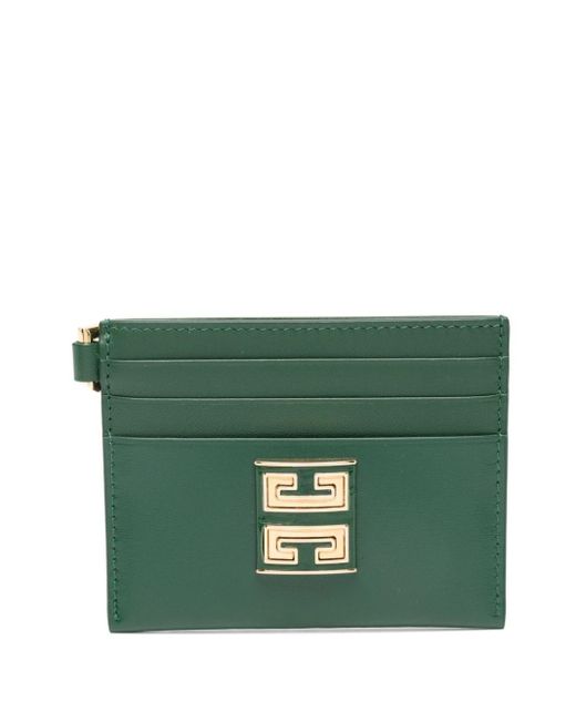 Givenchy Green 4g-motif Leather Wallet