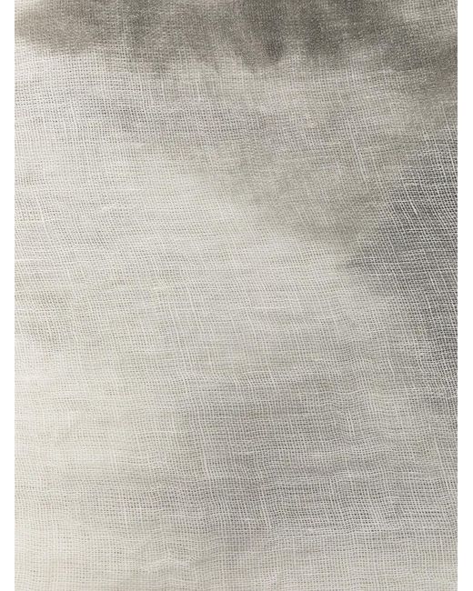 Forme D'expression White Motta Abstract-Print Scarf