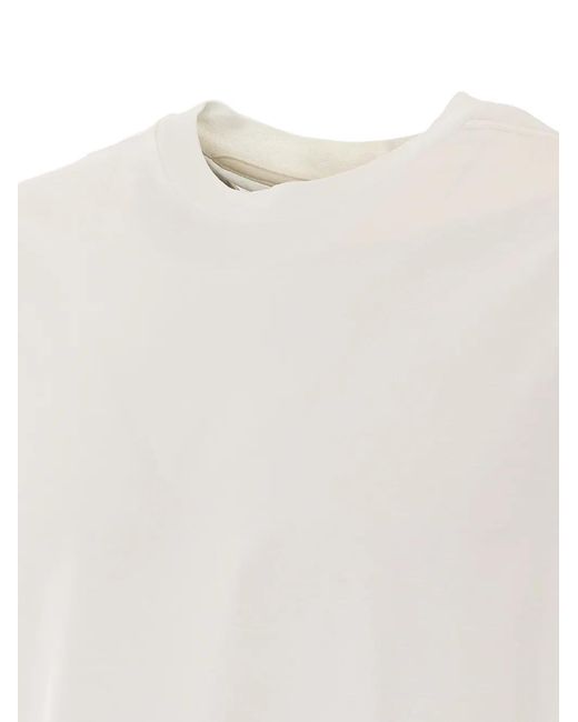 Premiata White T-Shirt Graphic Cloud for men
