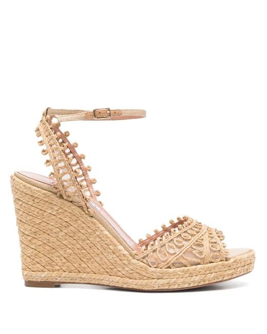 Aquazzura Natural 105Mm Kahlo Espadrilles