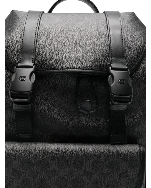 Mochila Con Logo COACH de hombre de color Black