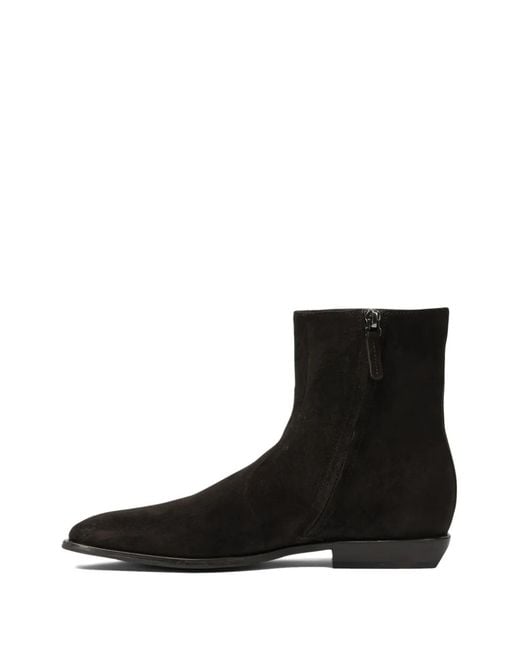 Henderson Black Sienna Zip Ankle Boots