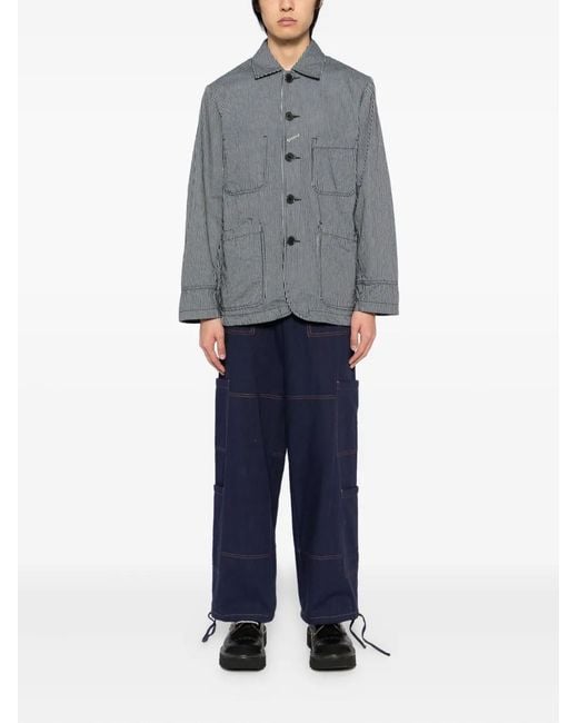 Universal Works Gray Bakers Jacket for men