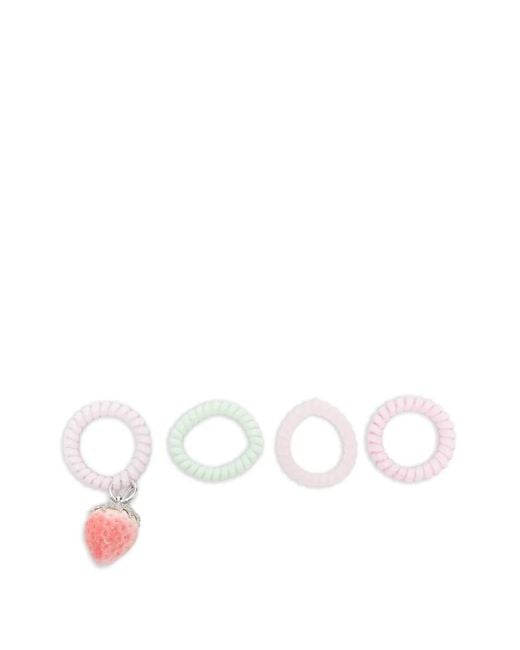 YVMIN White Strawberry Charm Hair Accessory