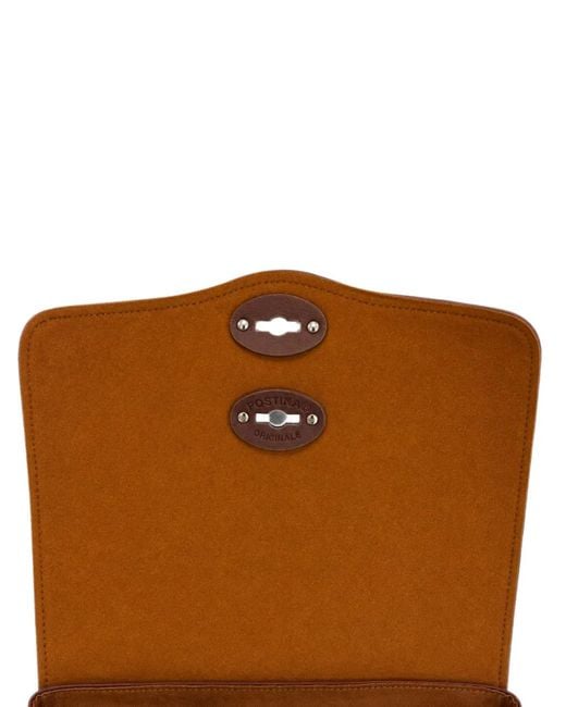 Zanellato Brown Small Postina Textured-Leather Tote Bag