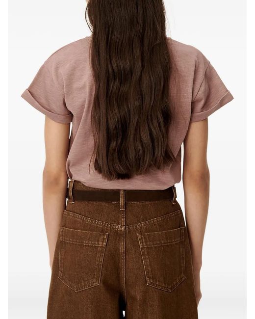 Sessun Pink Albano Cuffed T-Shirt