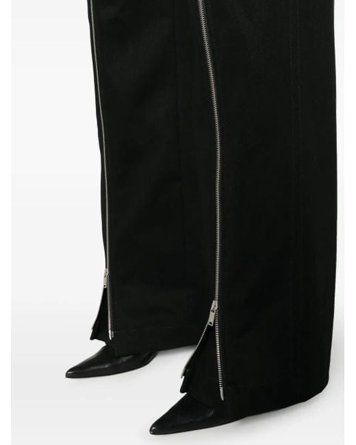 Jil Sander Broek Met Wijde Pijpen in het Black