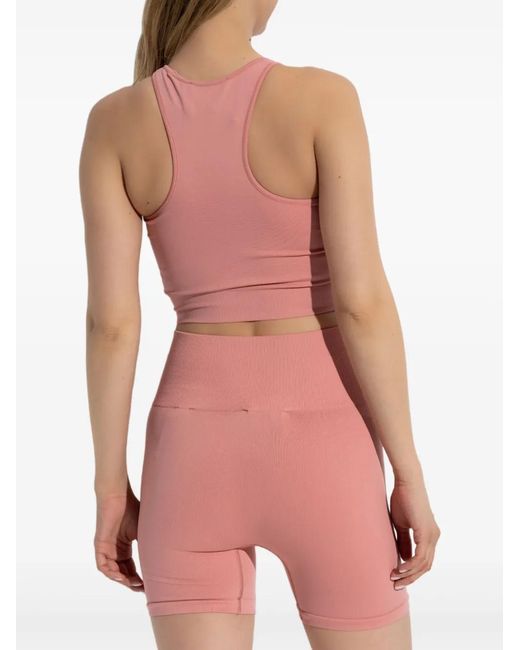 PANGAIA Pink Racerback Sports Bra